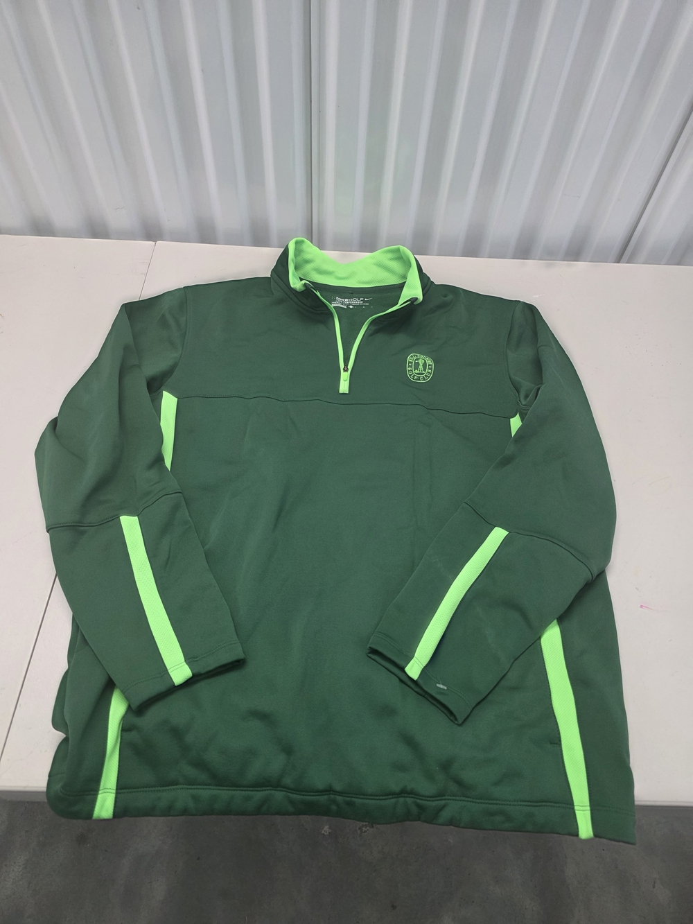 Nike Golf Tour Performance Therma Fit Hill Country Golf Club Quarter Zip Pullove